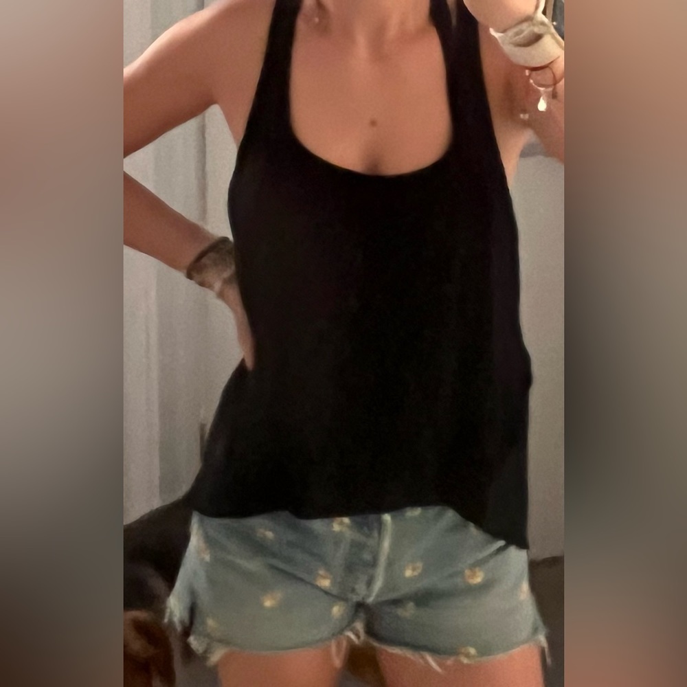 TOPSHOP Black Tank Top